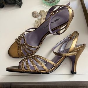 Gold sandals